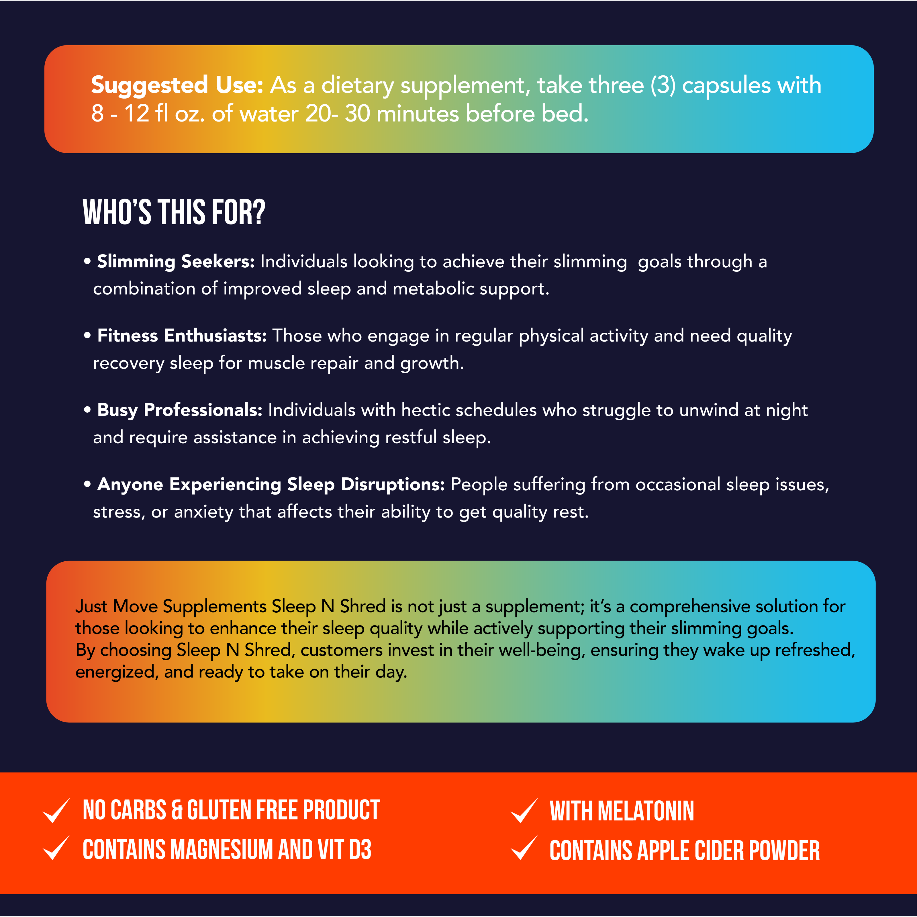 Sleep N Shred - Night-time Fat Burner