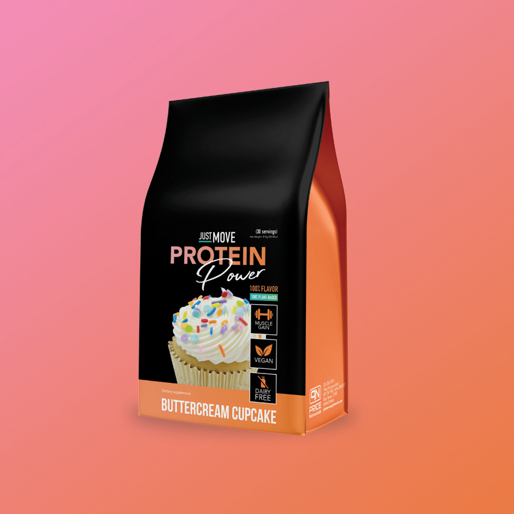 Just Move Supplements Buttercream Cupcake Protein