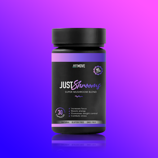 Introducing Just Shrooms, Just Move Supplements Premium Super Mushroom Blend