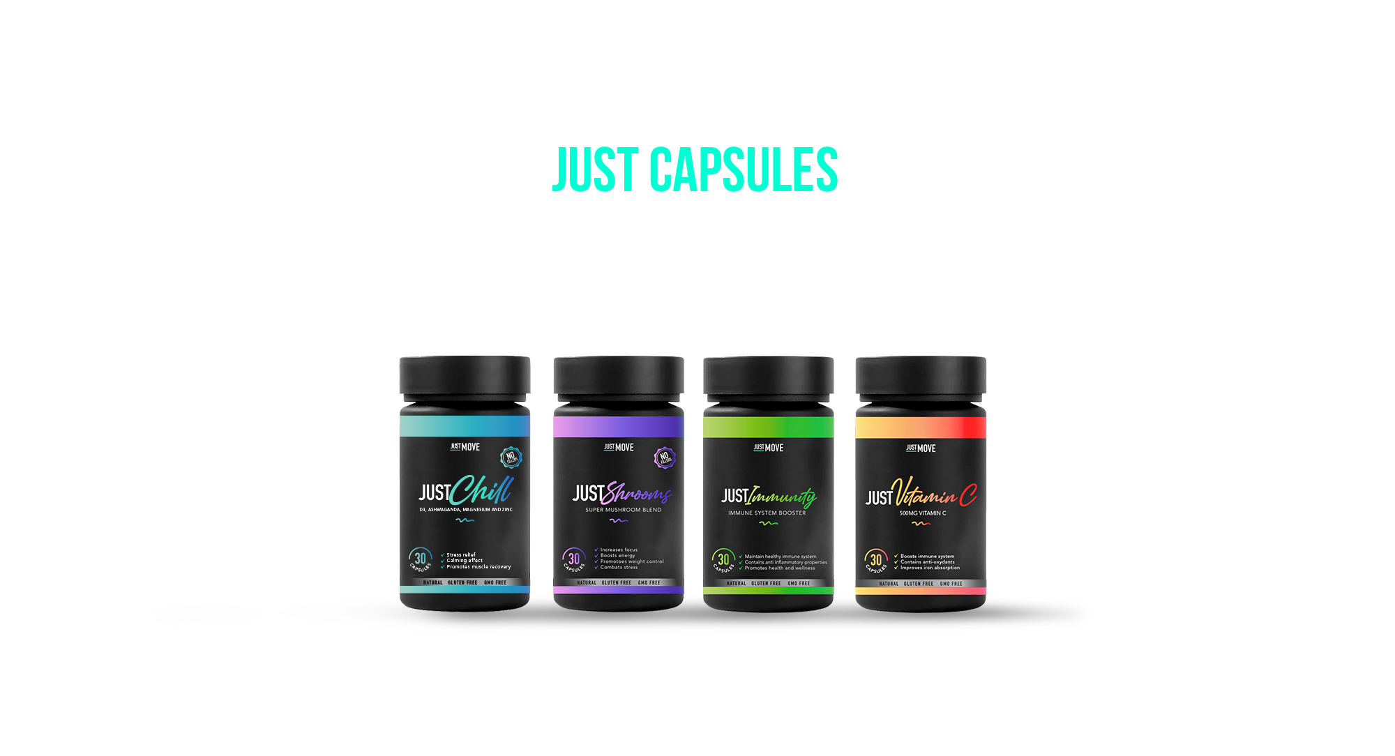 Introducing The “JUST” Capsule Line by Just Move Supplements