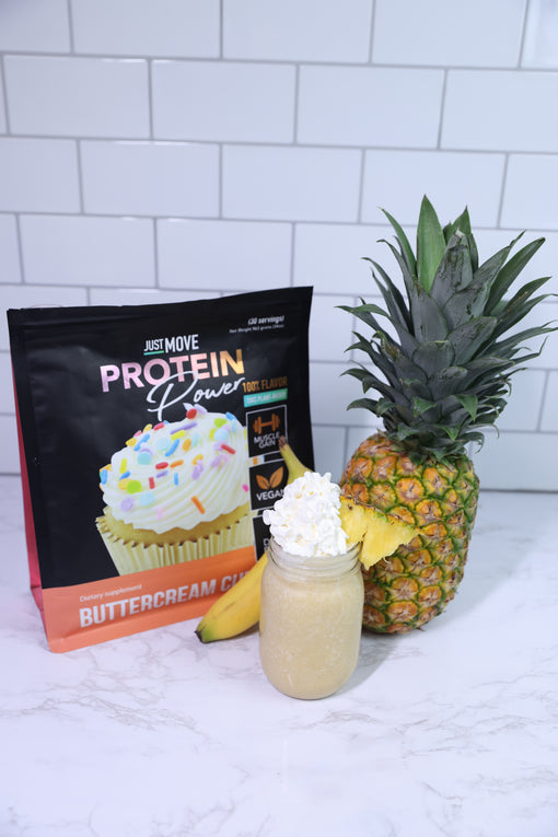 Just Move Supplements: Pineapple Cream Protein Shake