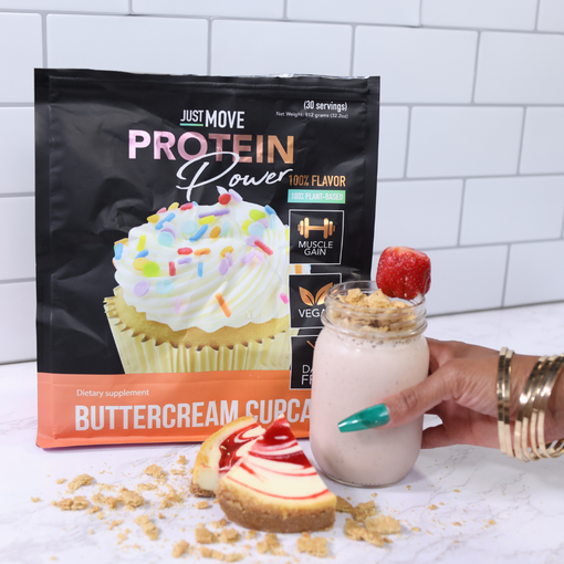 Just Move Supplements Vegan Buttercream Cupcake Protein