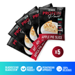 Assorted protein single serving sample pack from Just Move Supplements, featuring five individual protein portions.