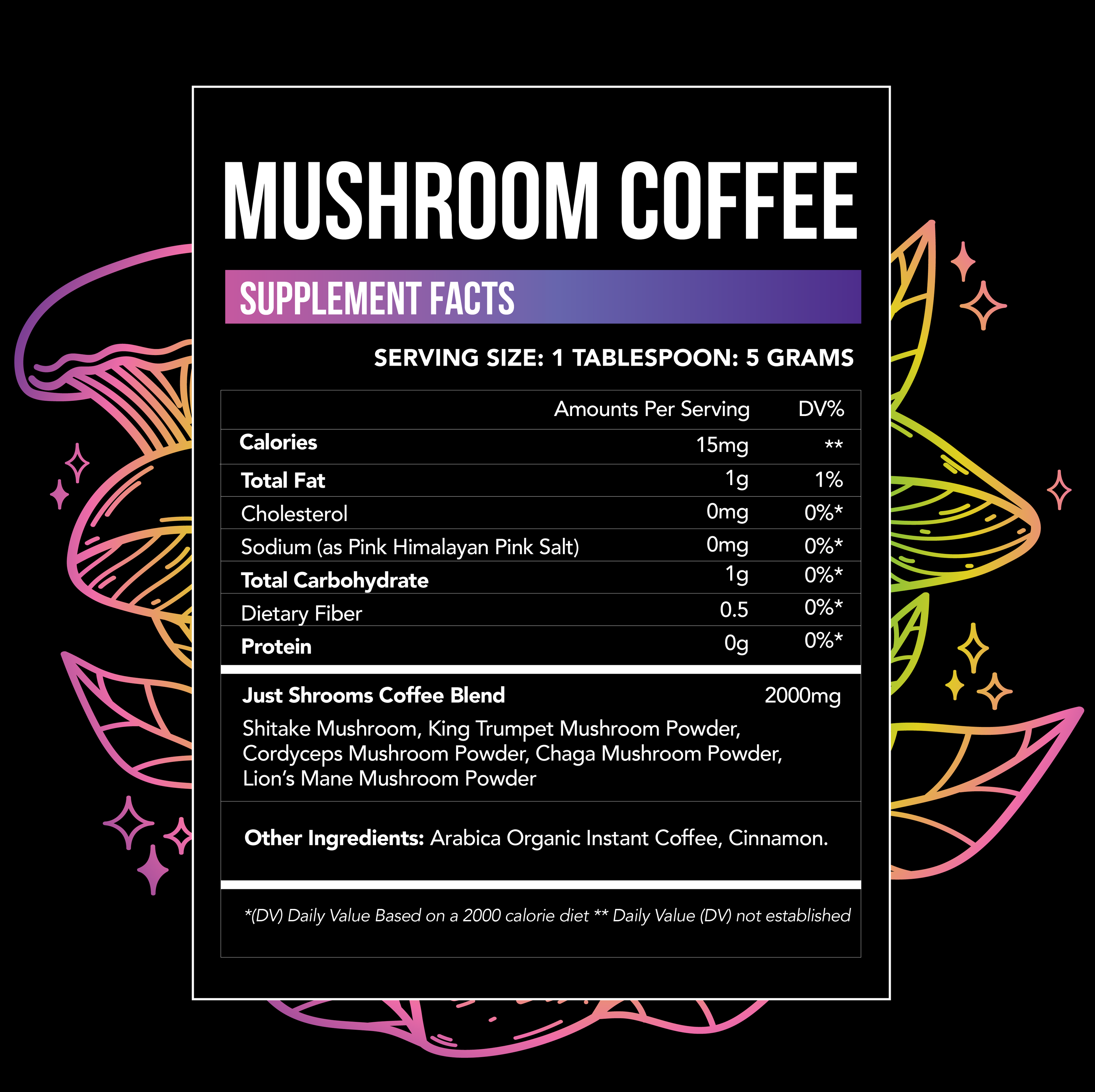 Just Shrooms Mushroom Coffee