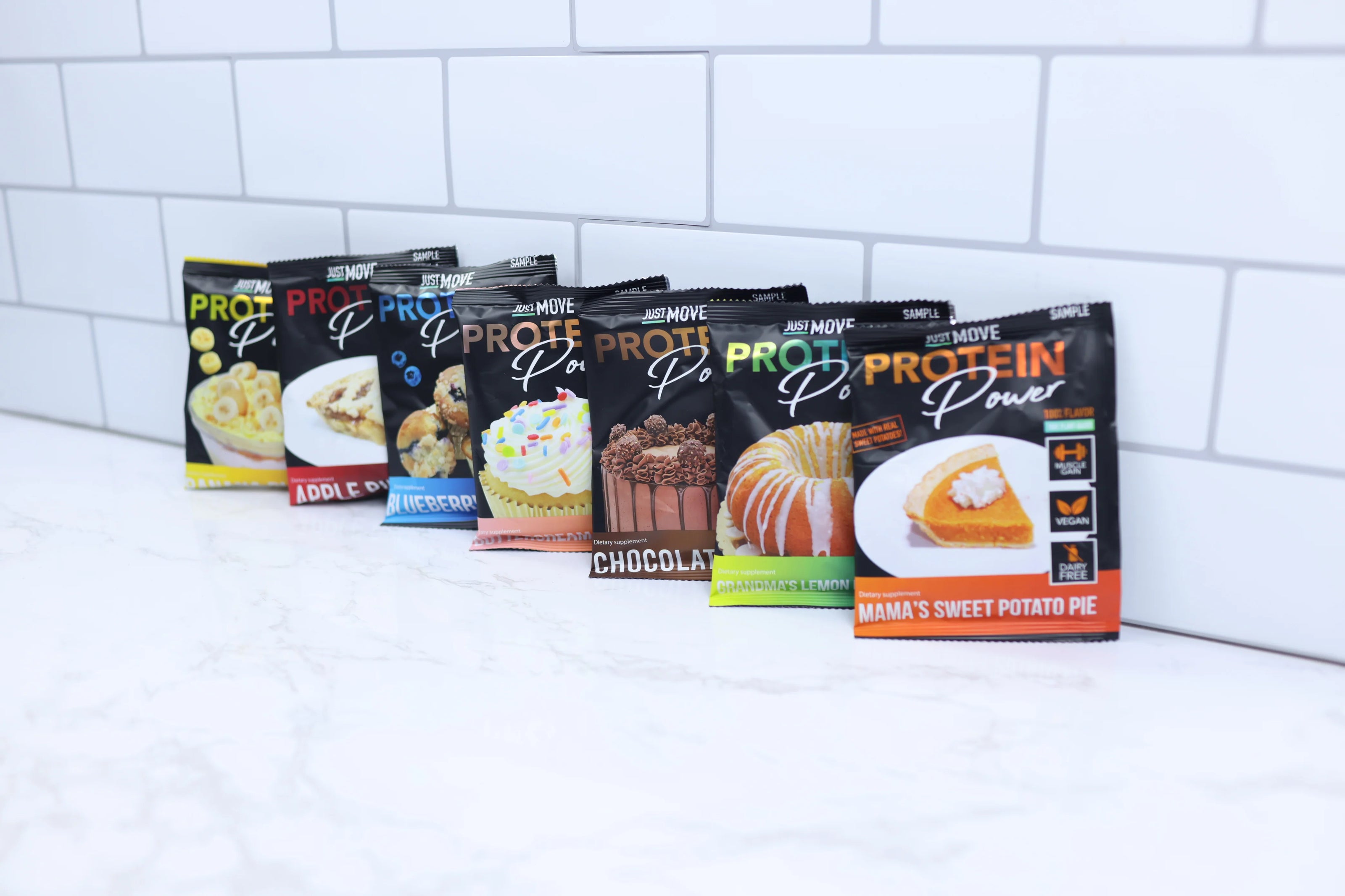 Just MOVE Protein Sample Pack Bundle - 7 Flavors – Just Move Supplements