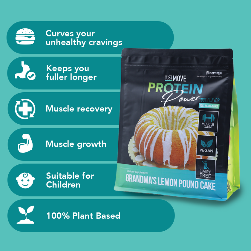 Grandma’s Lemon Pound Cake Protein