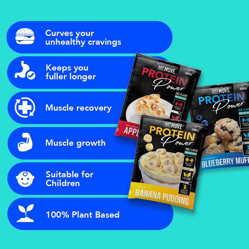 Just MOVE Protein Sample Variety Pack - 7 Flavors